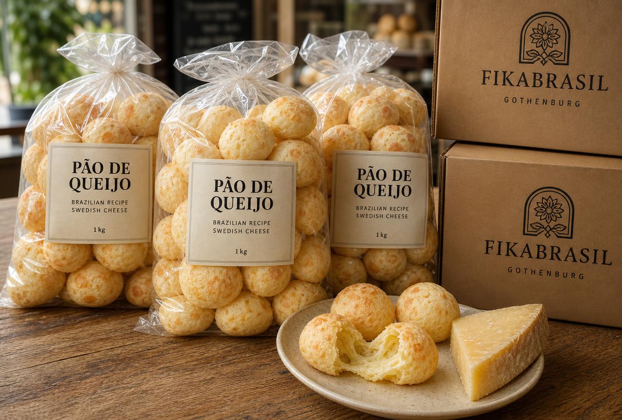 Pão de queijo ready for wholesale delivery